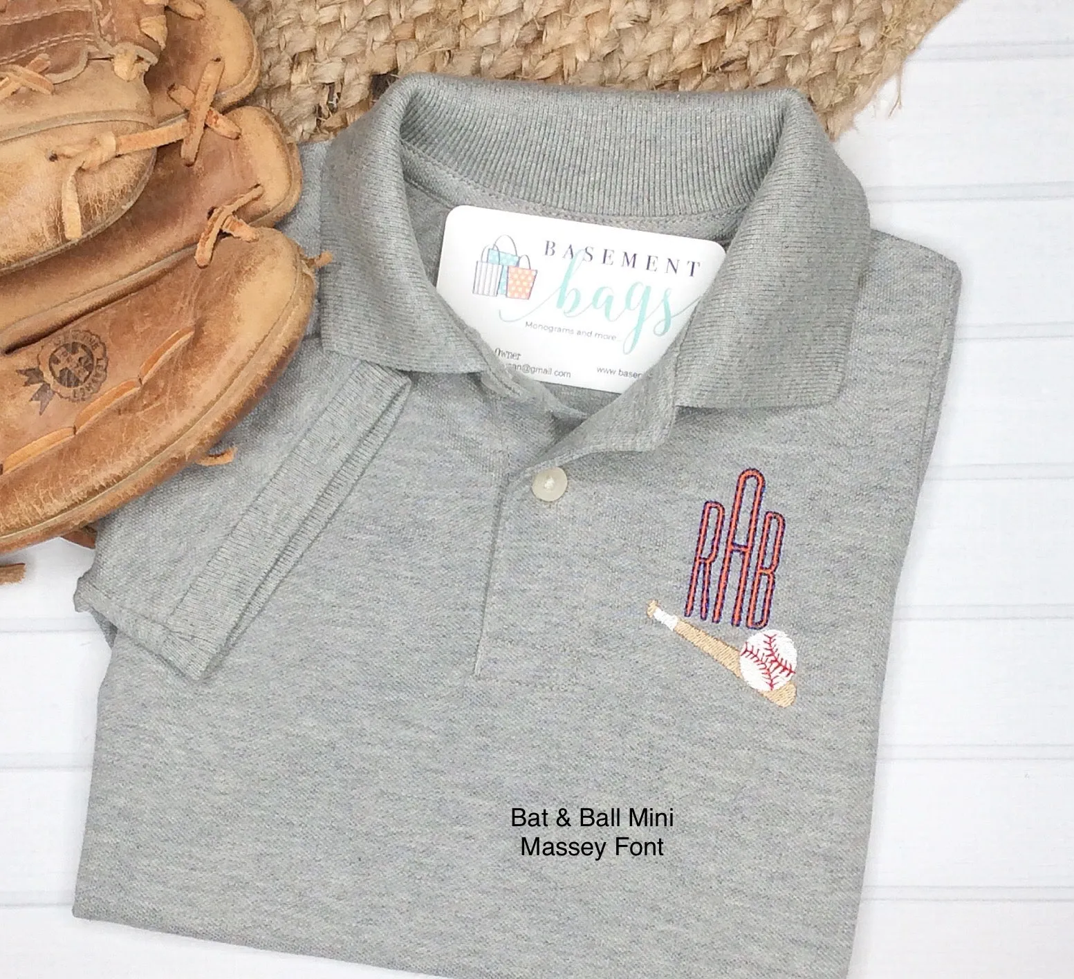 Classic Monogrammed Polo