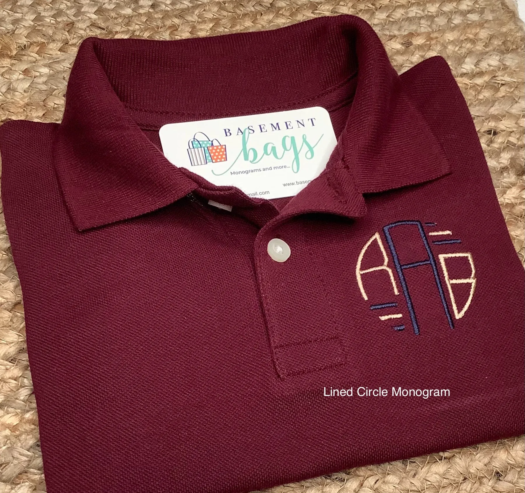 Classic Monogrammed Polo