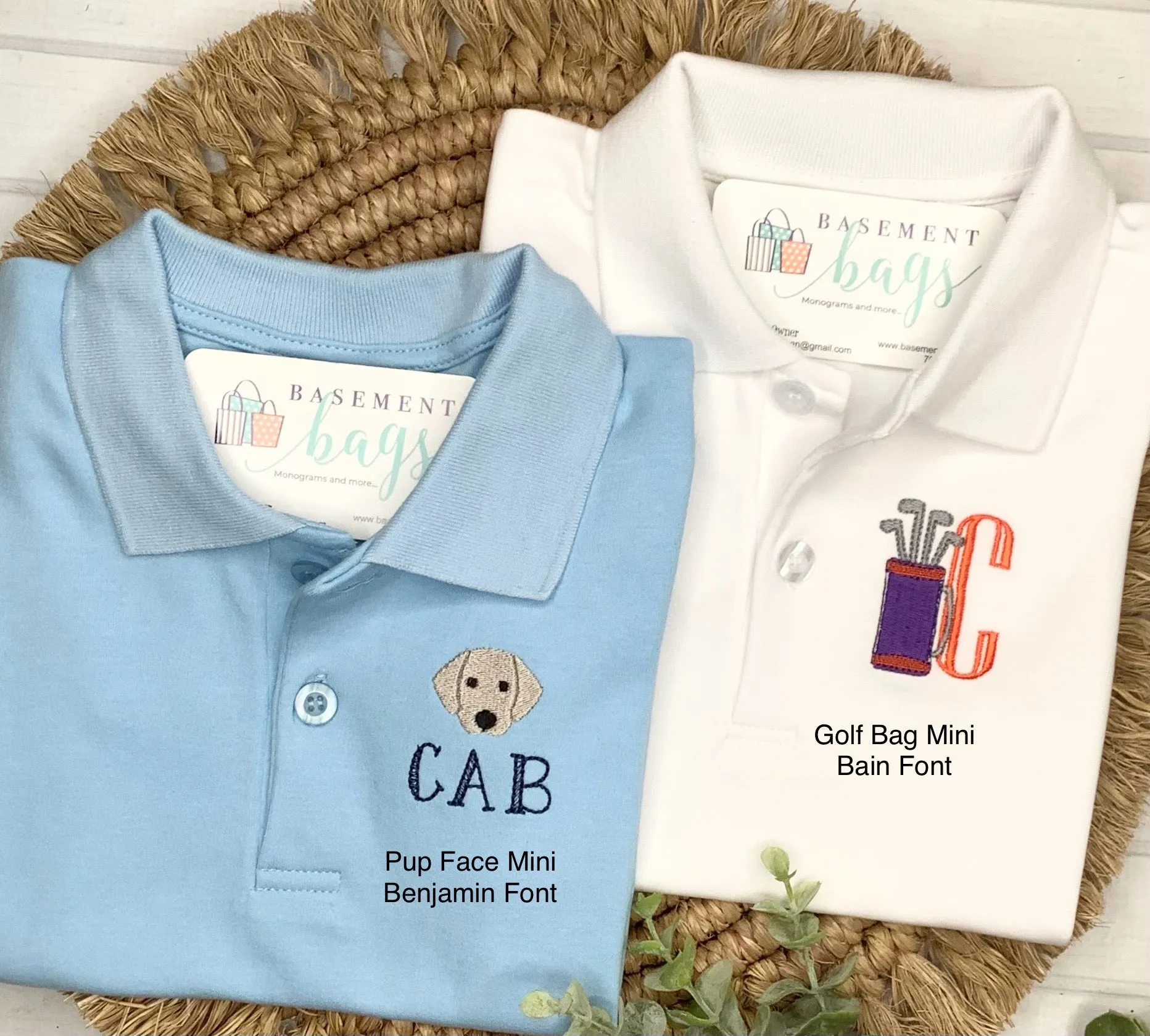 Classic Monogrammed Polo