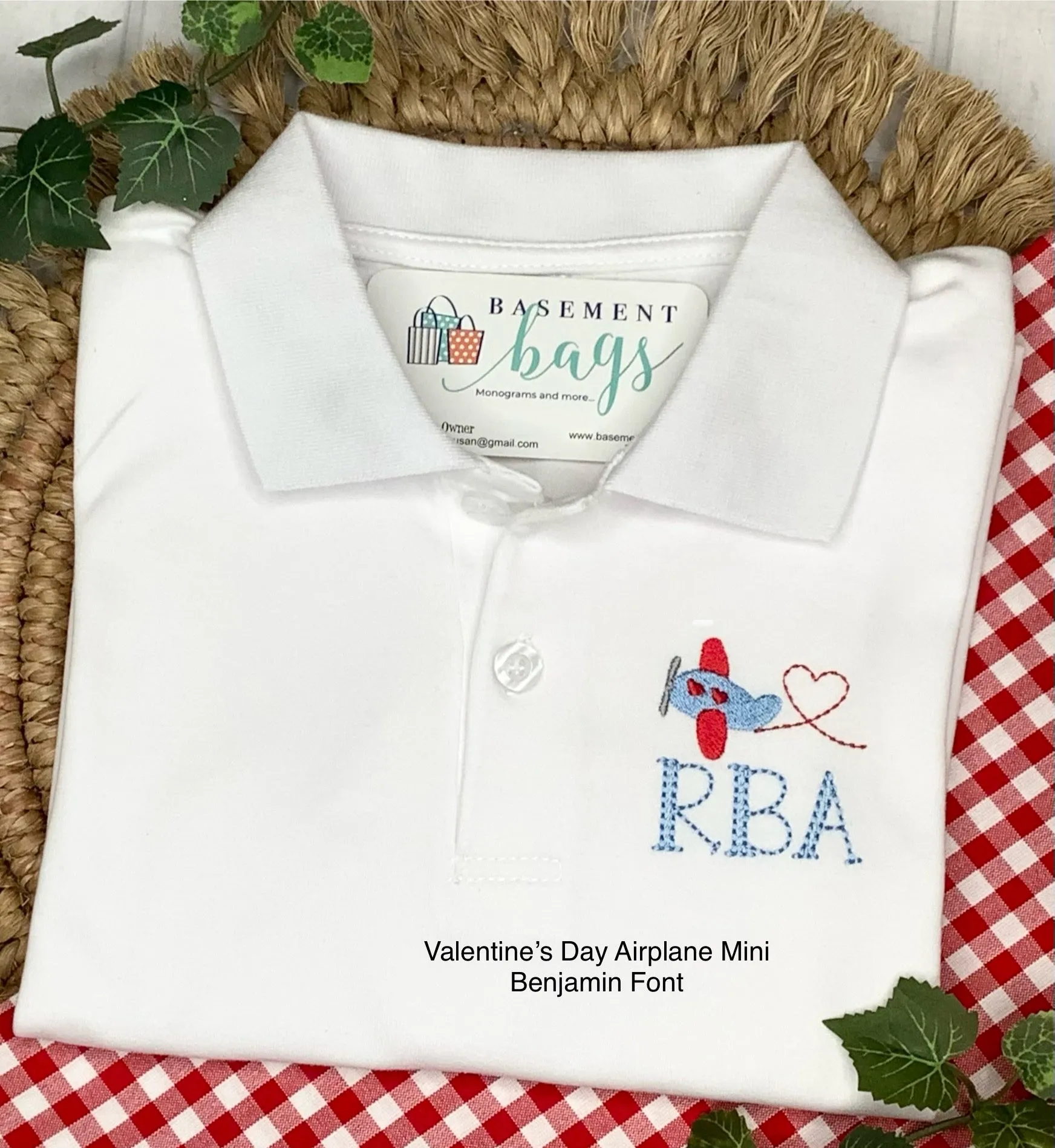 Classic Monogrammed Polo