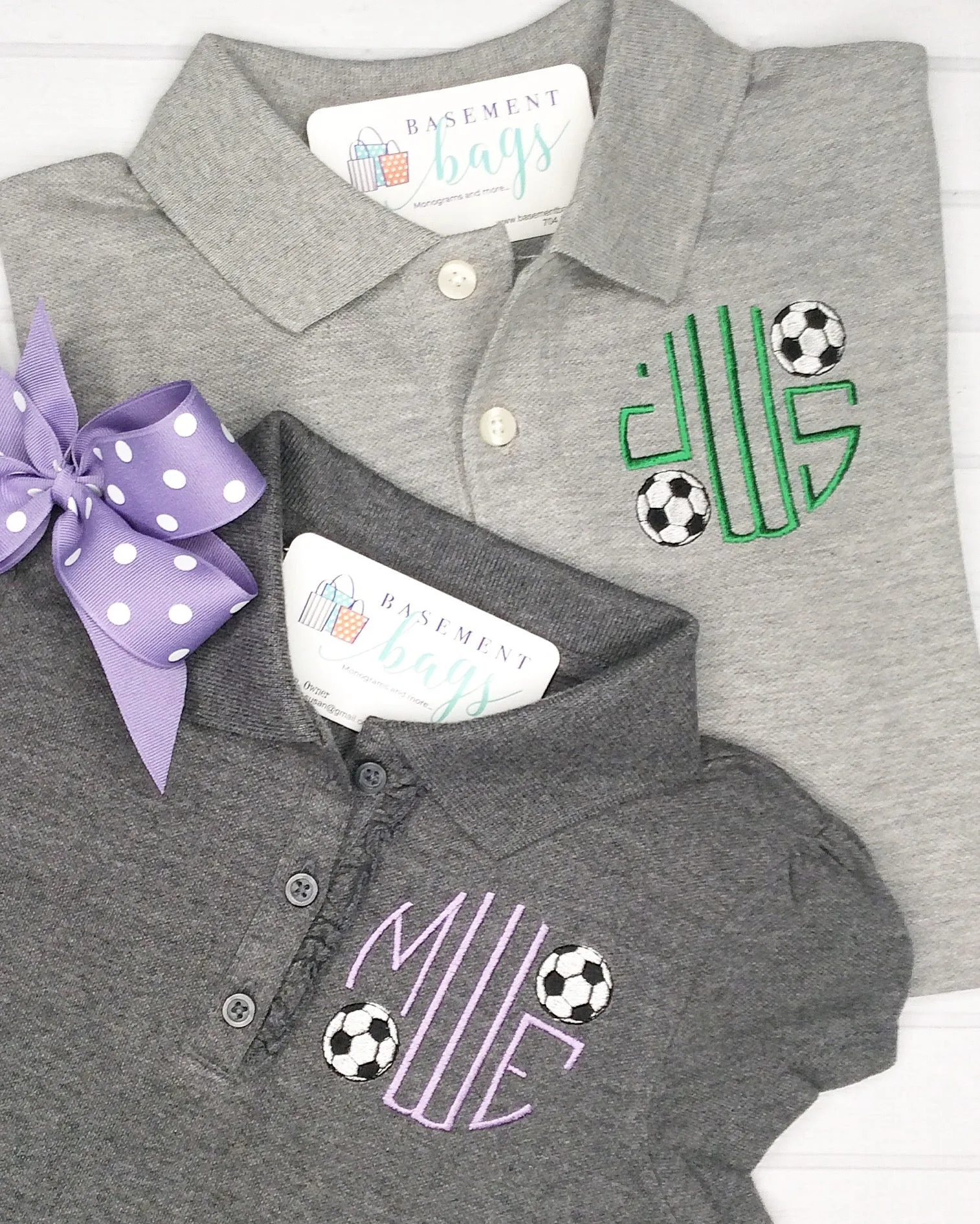 Classic Monogrammed Polo