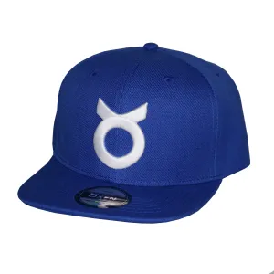 Classic Ring Snapback Hat - Blue / White