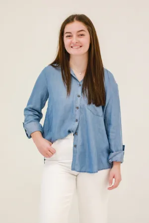 Closet Staple Chambray Top