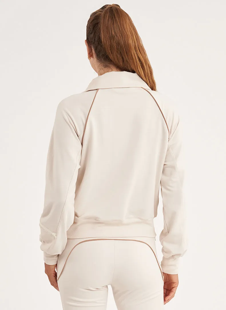 Comforted Piped Pullover - FINAL SALE