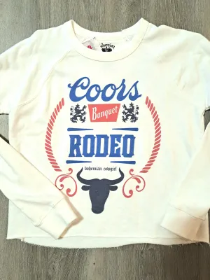 Coors Banquet Rodeo White Sweatshirt - WS