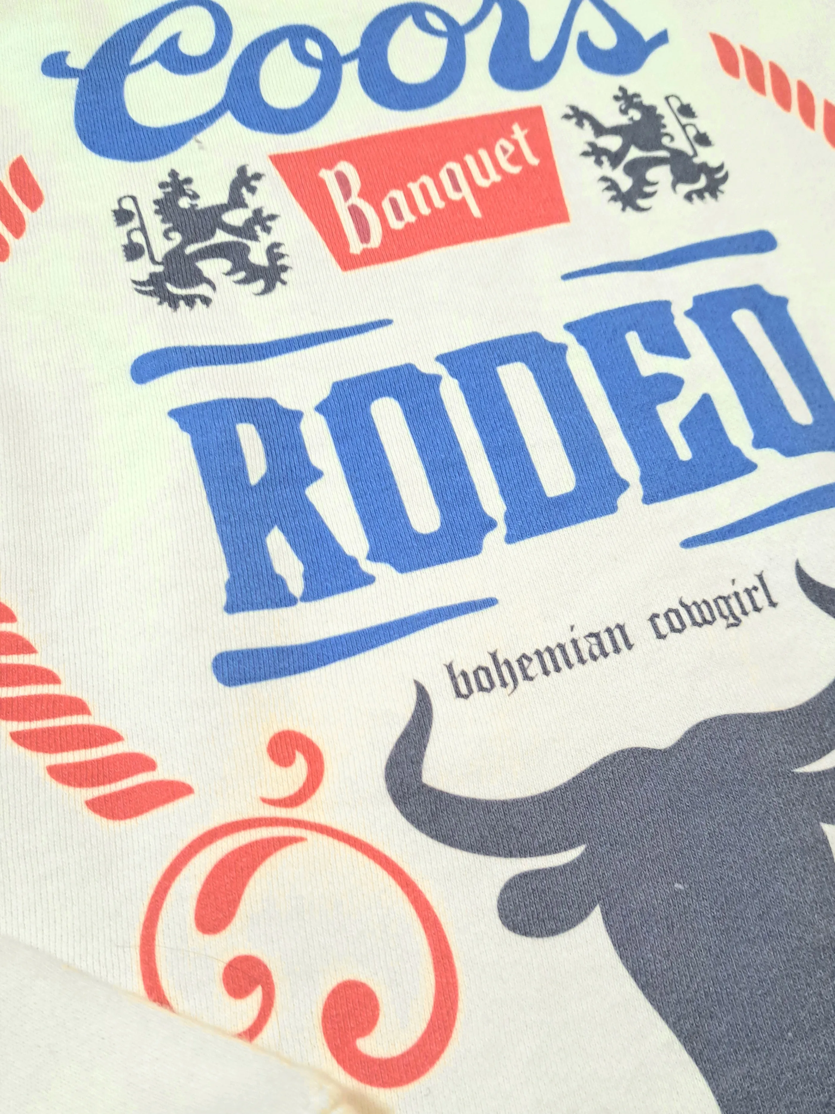 Coors Banquet Rodeo White Sweatshirt - WS