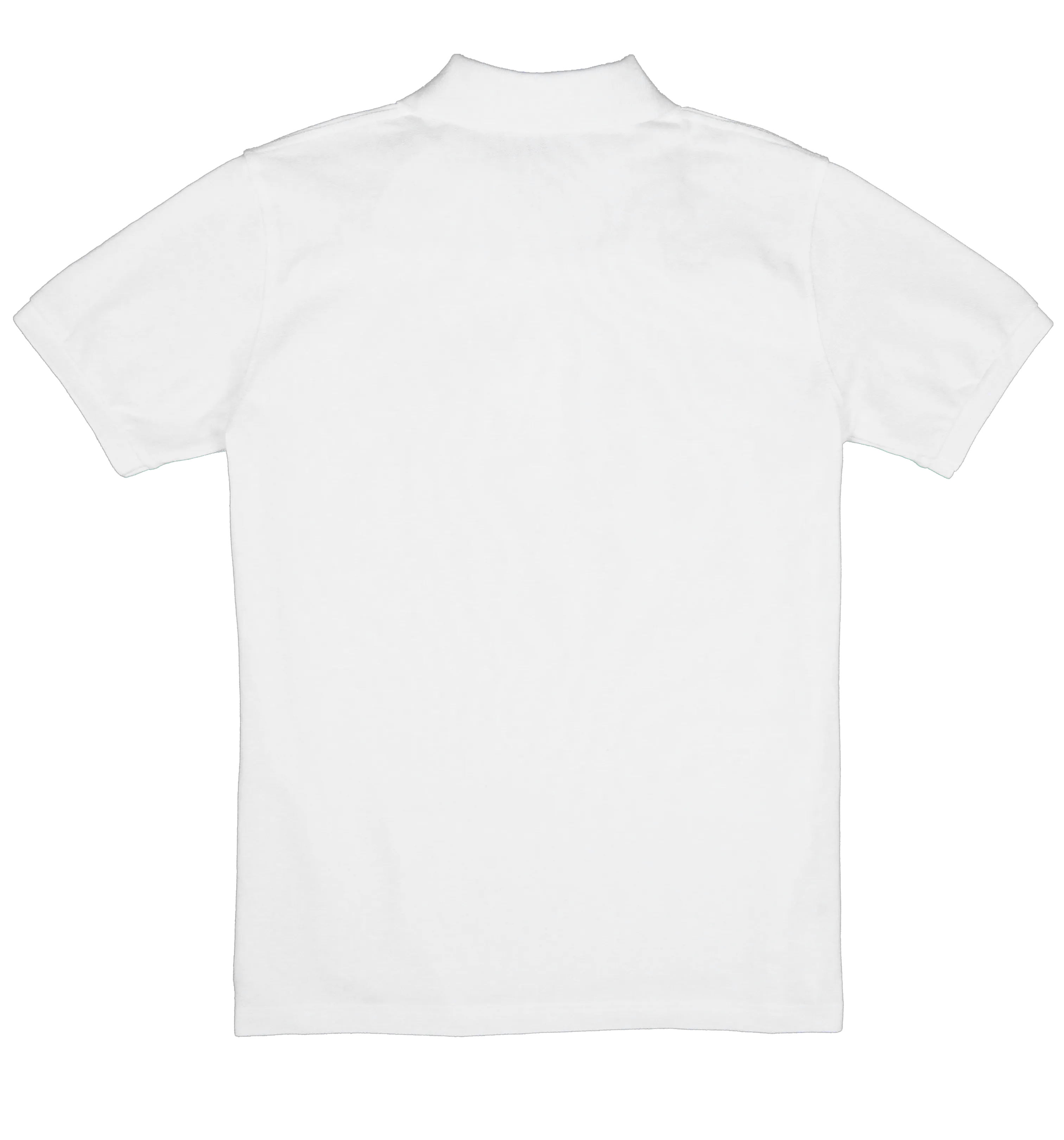 Cotton Polo - Short Sleeve - White