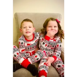 Cozy Matching Christmas Long Sleeve Jumpsuits for Babies