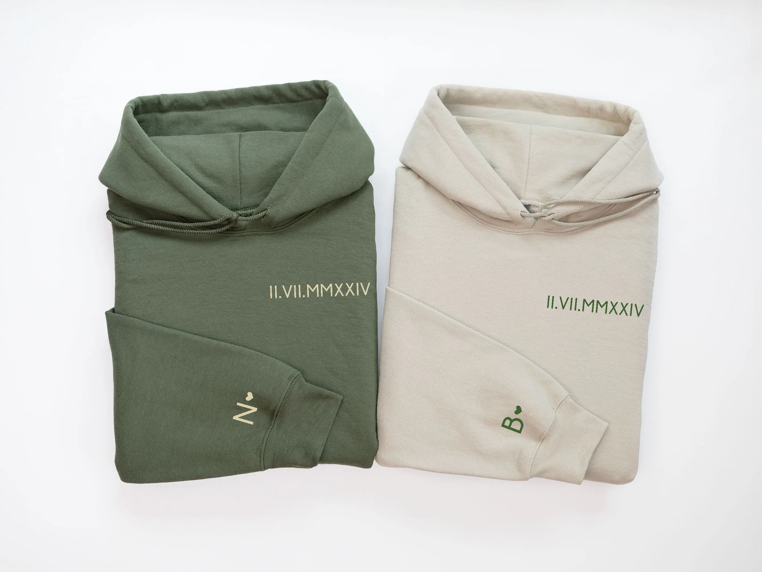 Custom Matching Couple Hoodies