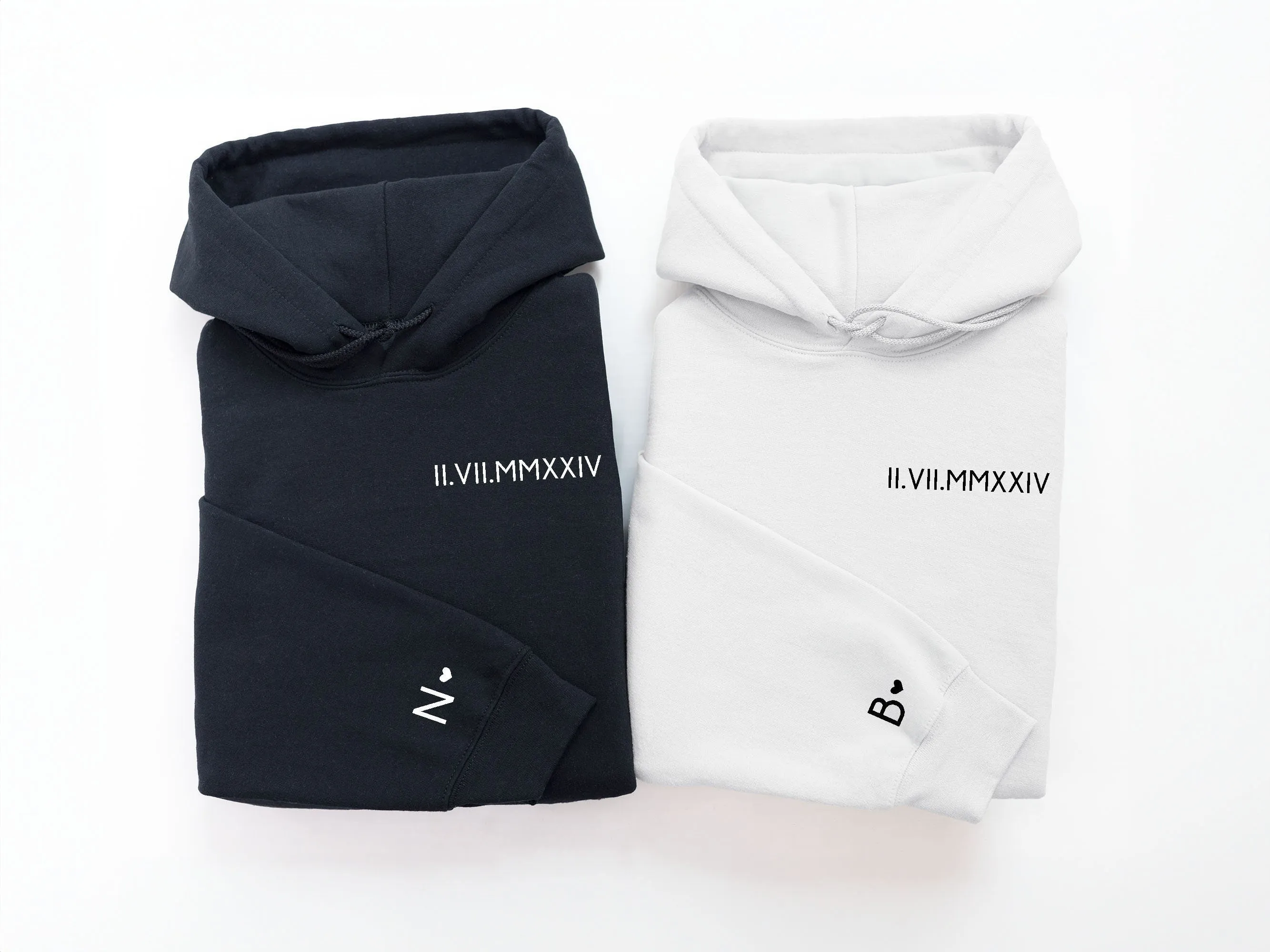 Custom Matching Couple Hoodies