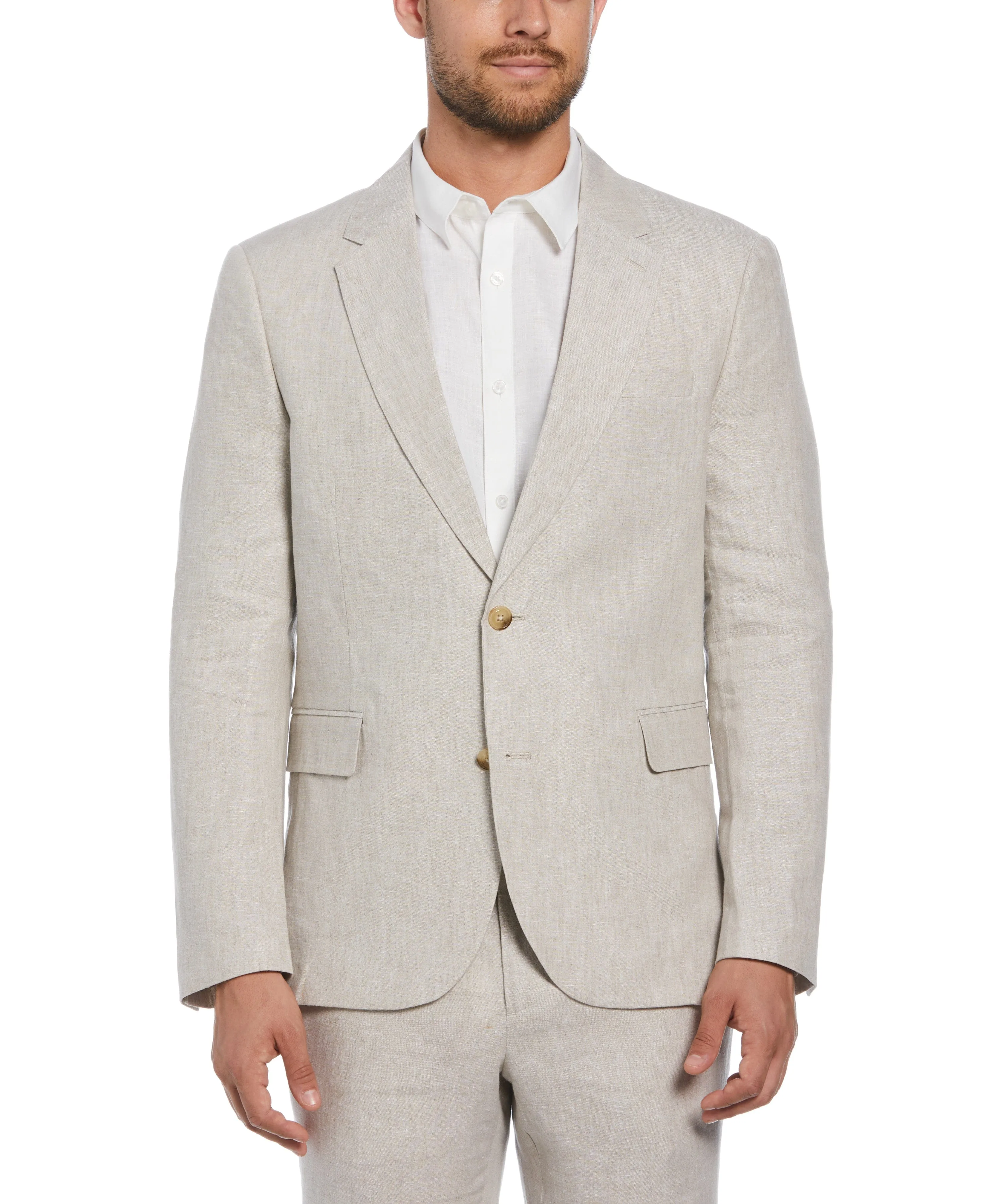 Delave Natural Linen Suit