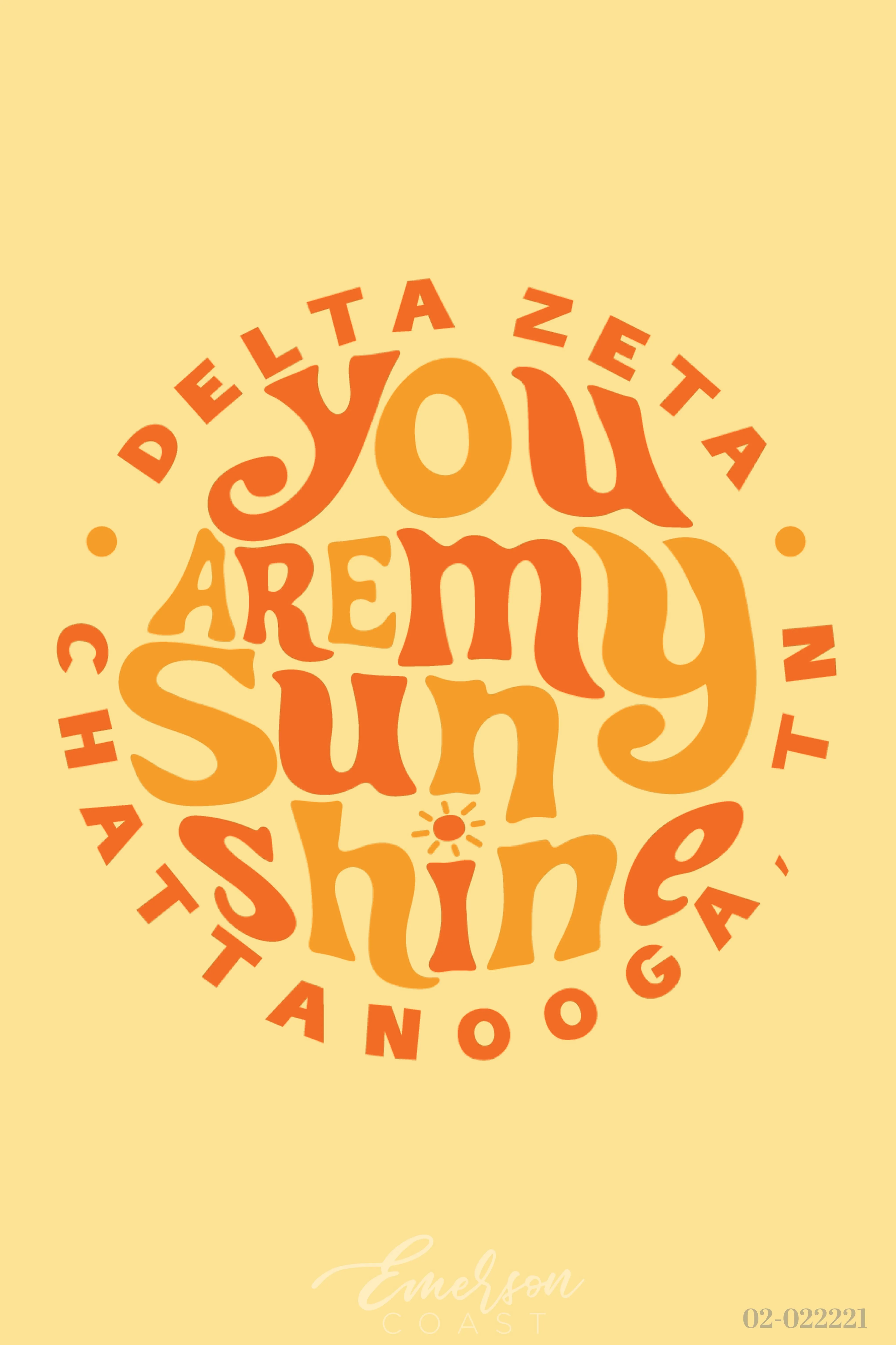 Delta Zeta University of Tennessee at Chattanooga Mom's Day T-Shirt