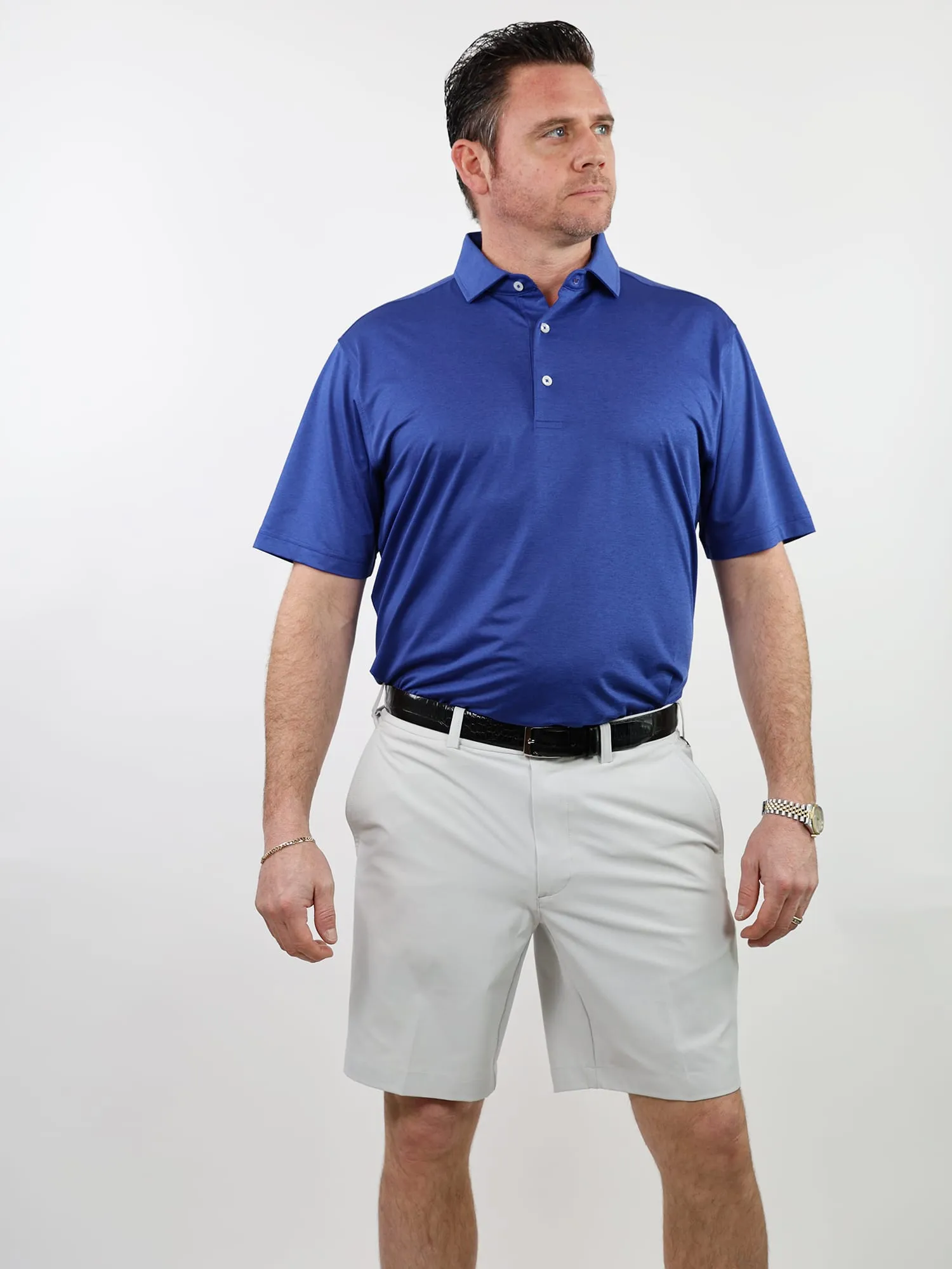 Donald Ross Mens Classic Fit BOSTON Polo - NAVY