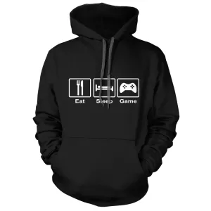 Eat Sleep Game Hoodie