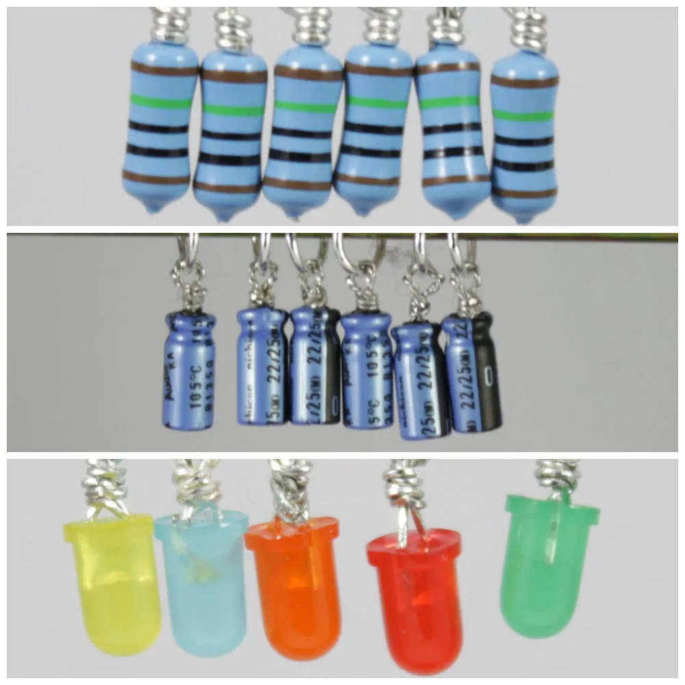 Electrical Component Markers Sets & Earrings