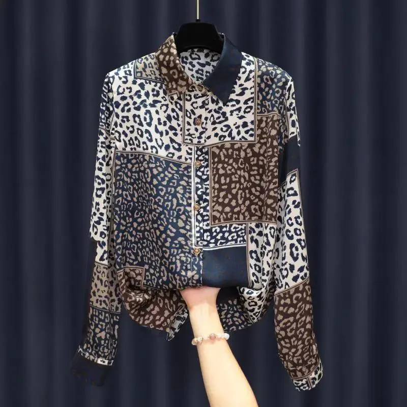 Elegant Leopard Print shirt for women Trendy and Timeless