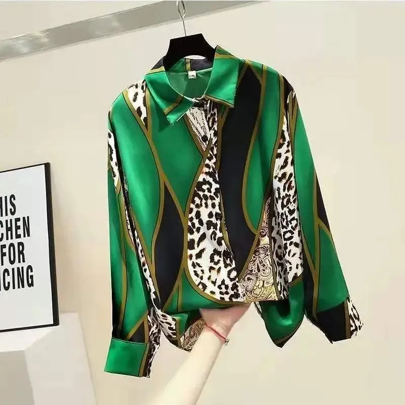 Elegant Leopard Print shirt for women Trendy and Timeless