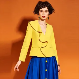 Elegant Ruffled Jacket