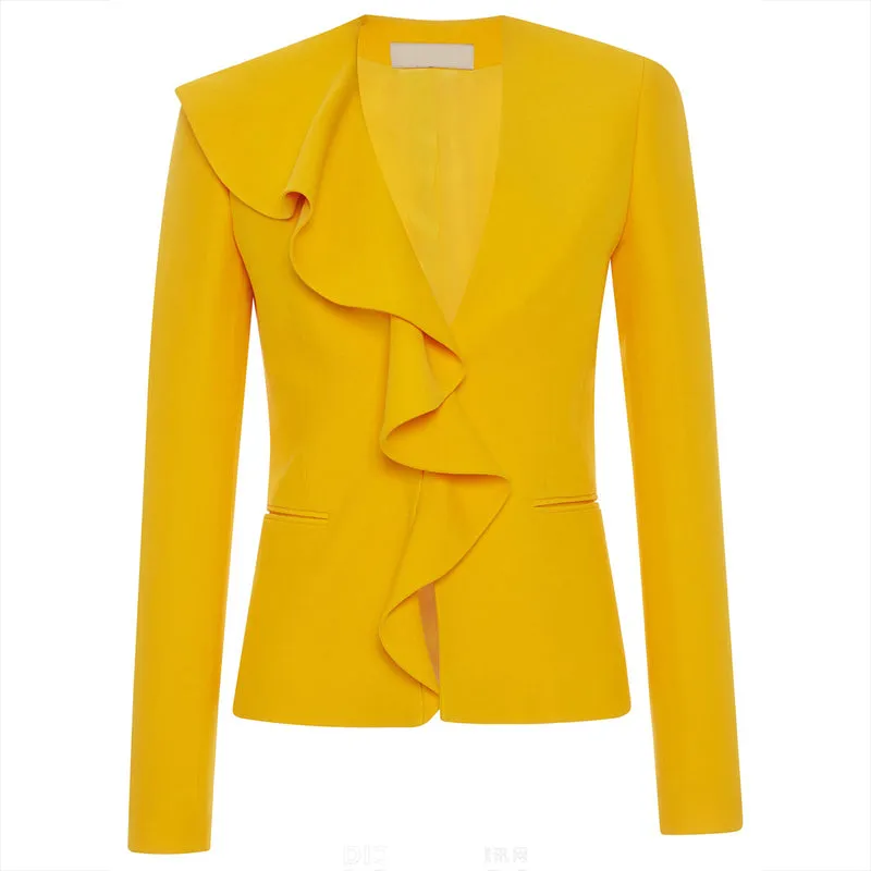 Elegant Ruffled Jacket