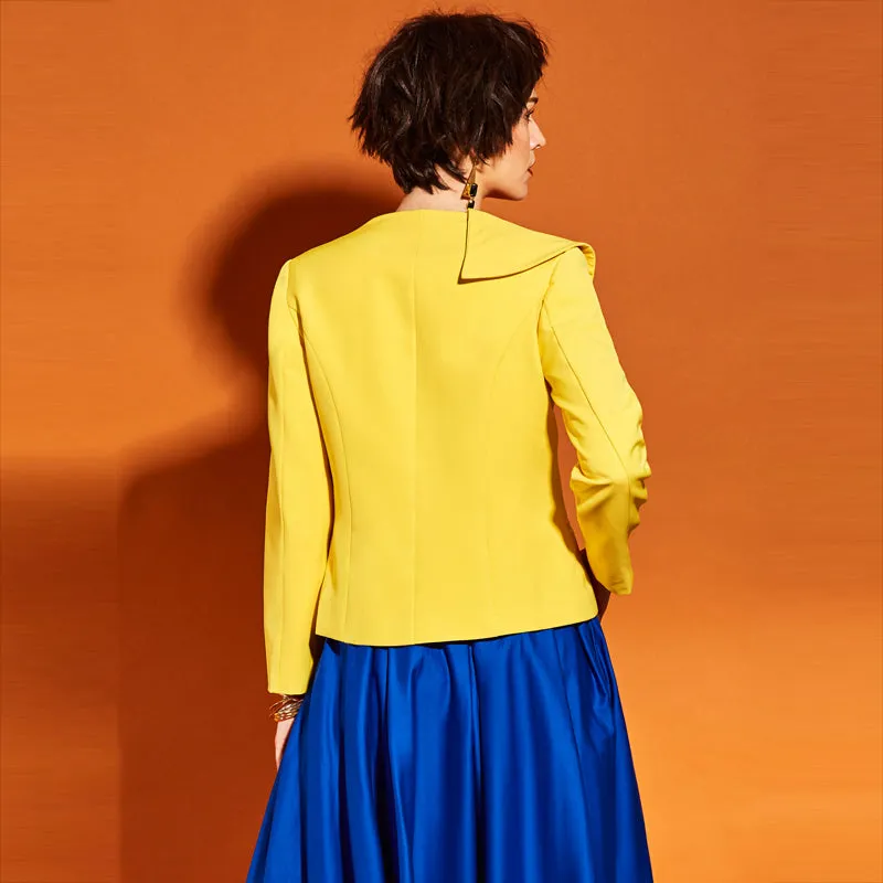 Elegant Ruffled Jacket