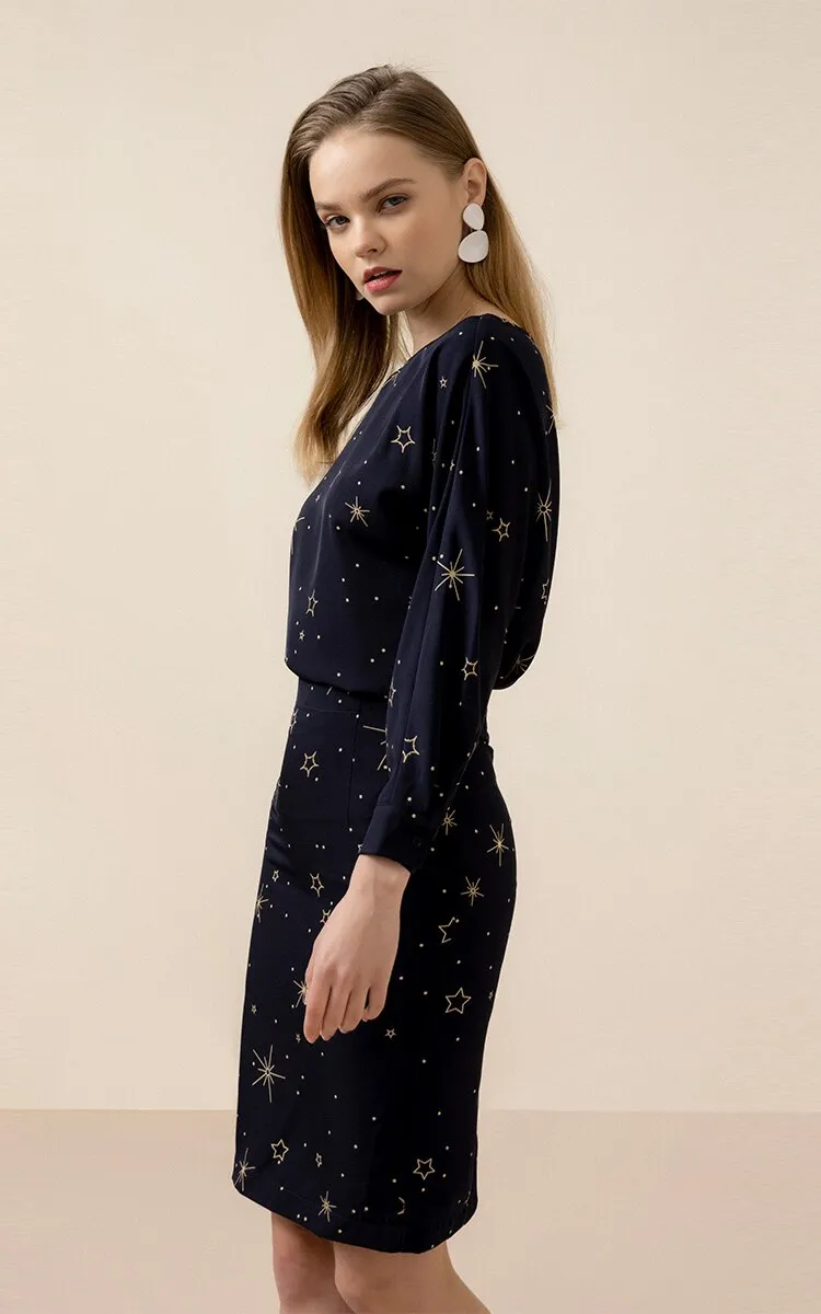 elegant two-piece office ladies clothes