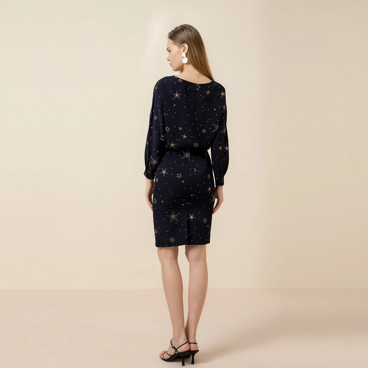 elegant two-piece office ladies clothes