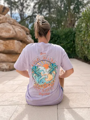 'Even The Wind And The Waves Obey Him' Short Sleeve Tee by Simply Southern (Ships Early March)