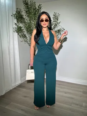 Executive Green Jumpsuit