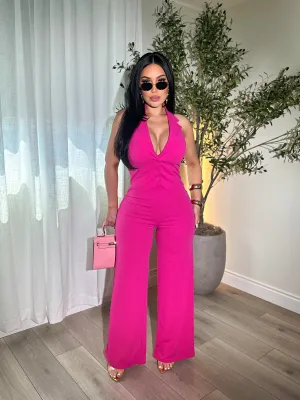 Executive Pink Jumpsuit