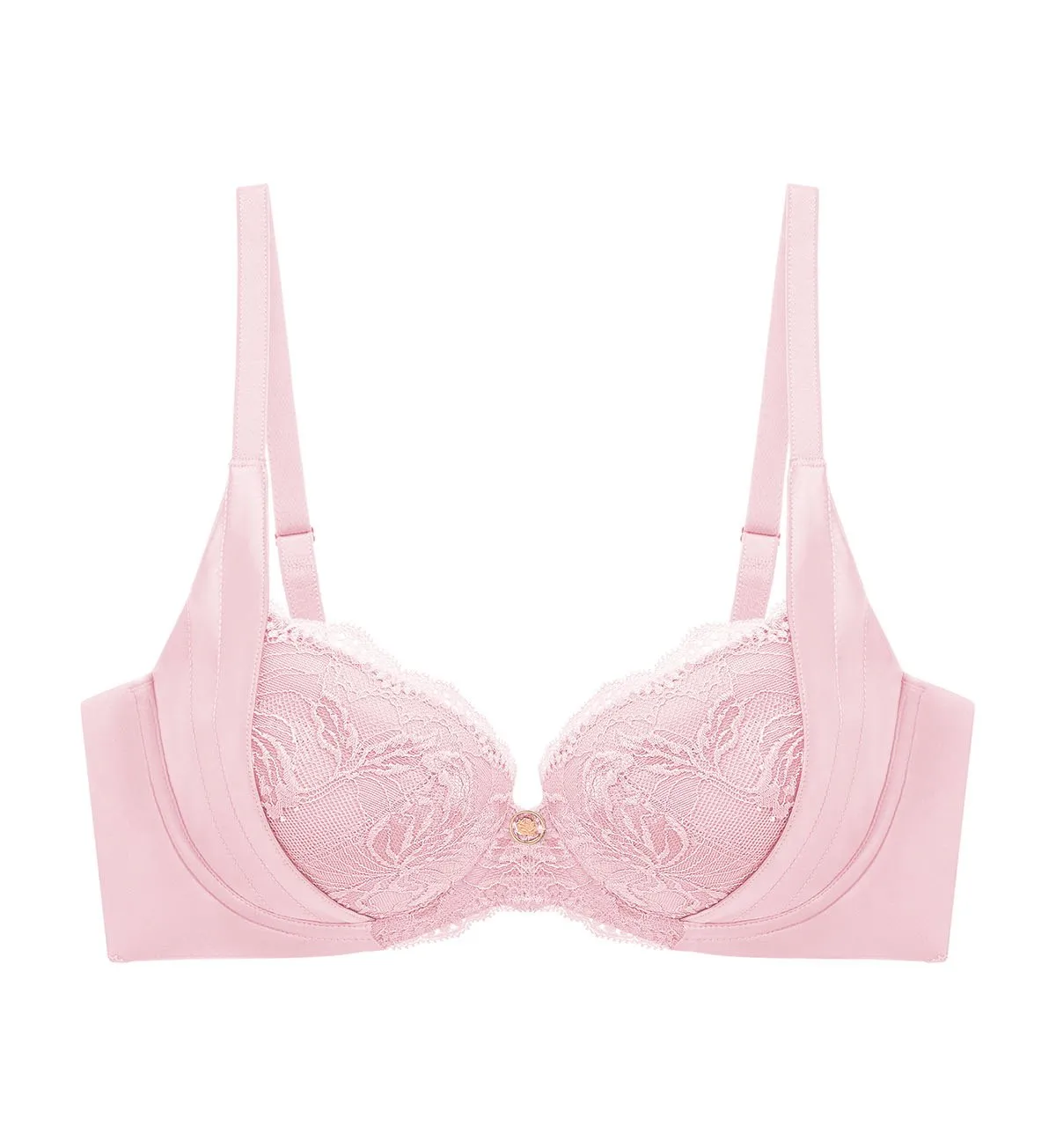 Florale Rose Lilies Wired Padded Push Up Bra