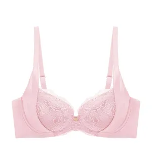 Florale Rose Lilies Wired Padded Push Up Bra
