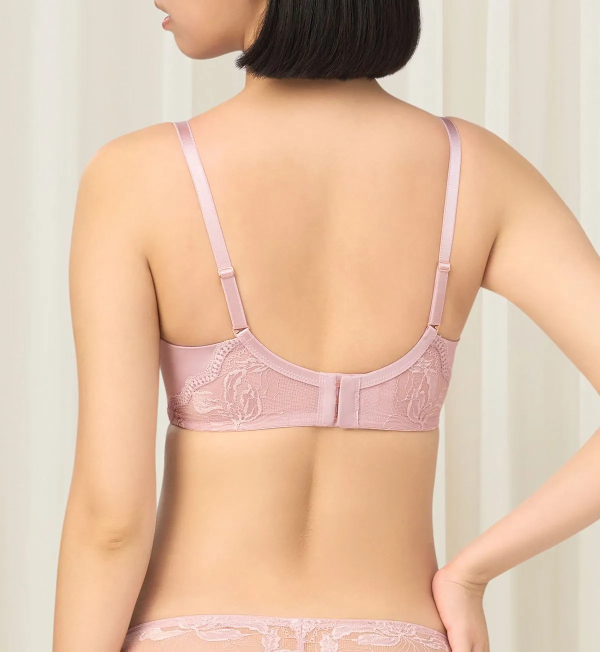 Florale Rose Lilies Wired Padded Push Up Bra