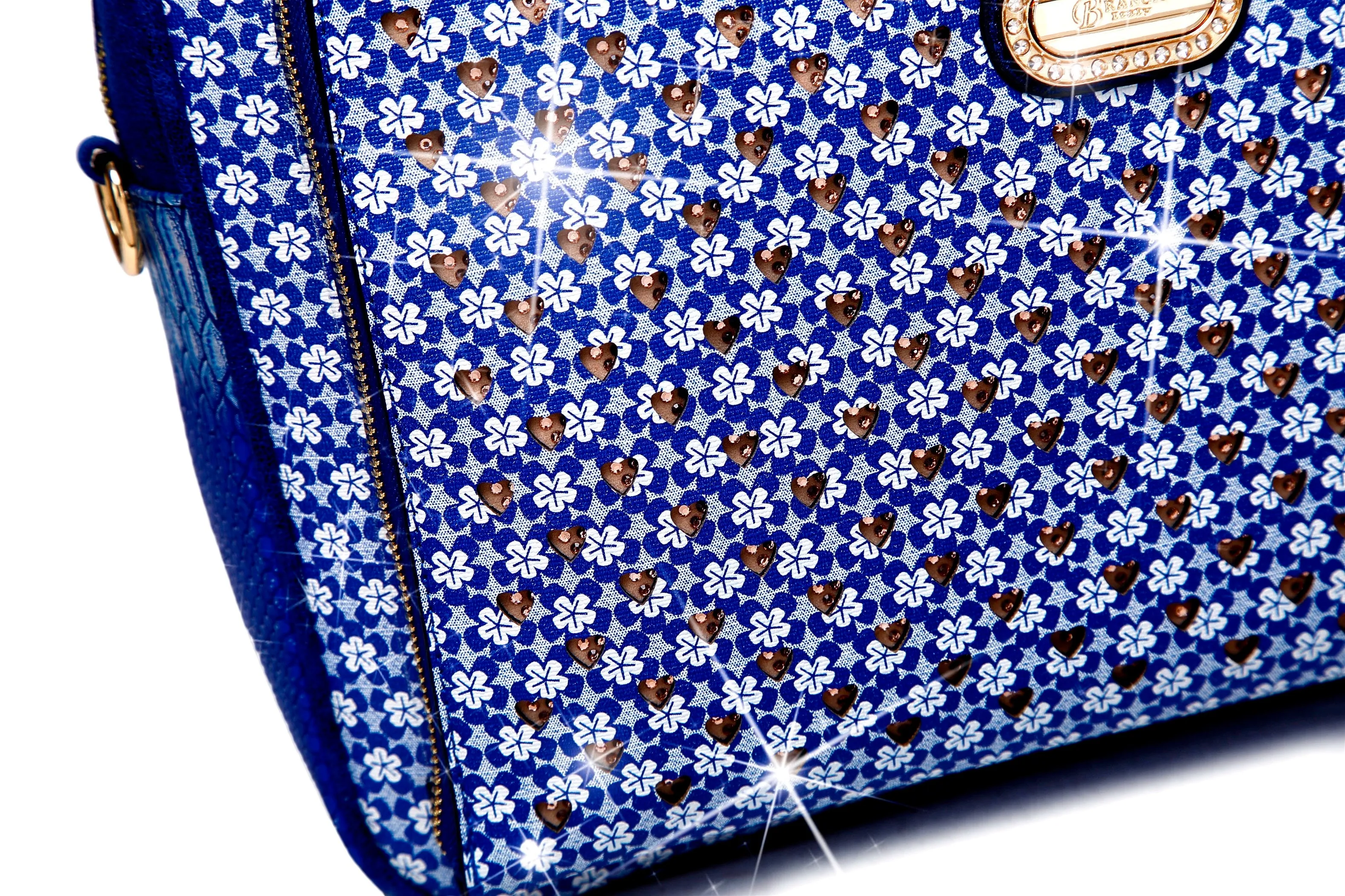 Galaxy Stars Crystal Stud Laptop Office Bag [KMO6608]