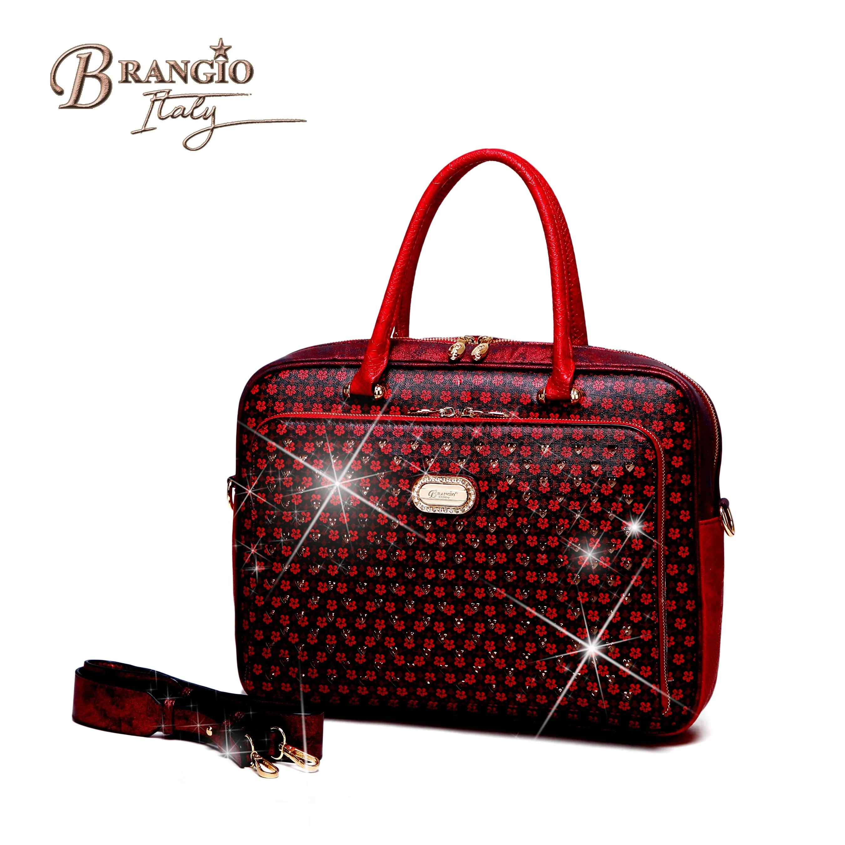 Galaxy Stars Crystal Stud Laptop Office Bag [KMO6608]