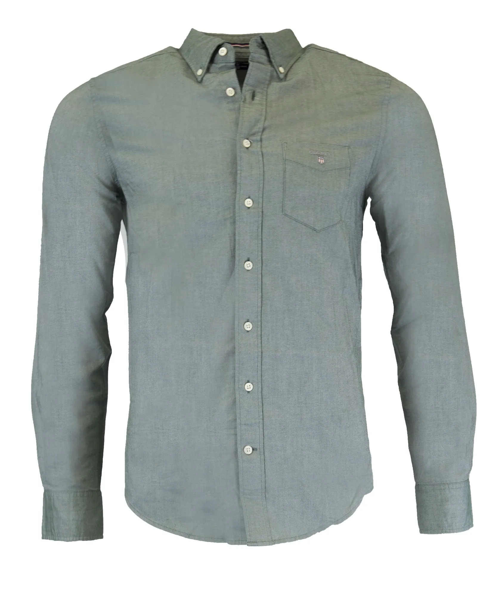 GANT Men's Pine Green Oxford Fitted Button Down Shirt 371039 Size S $99 NWT