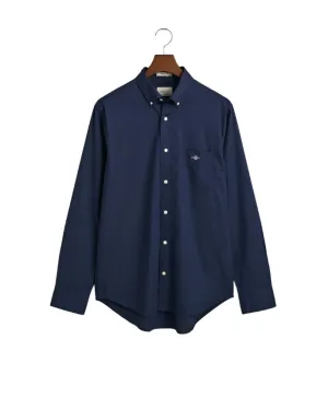 Gant Regular Fit Poplin Shirt Marine