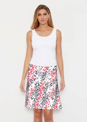 Greek Cat Pink (7903) ~ Silky Brenda Skirt 21 inch