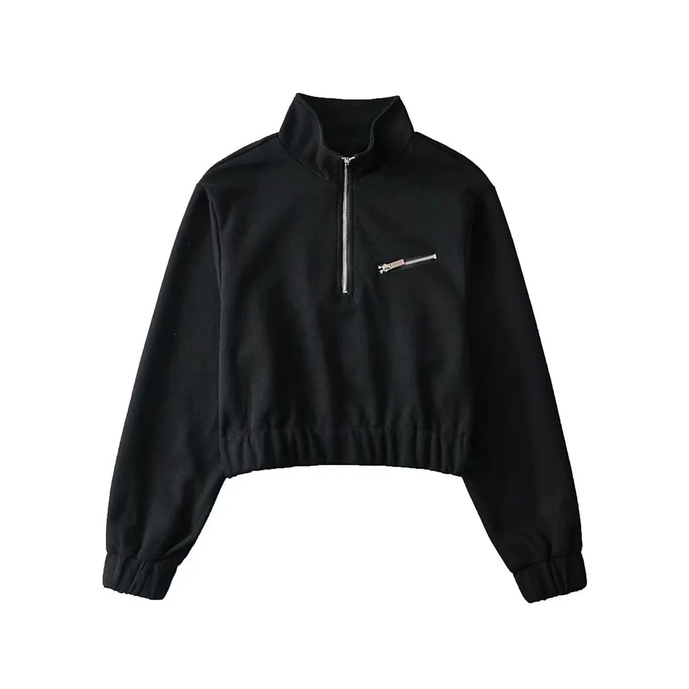 Half Zip Long Sleeve Pullover