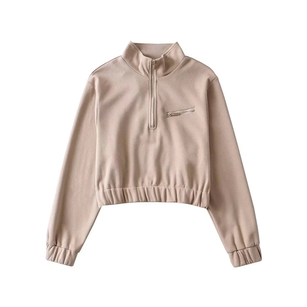 Half Zip Long Sleeve Pullover