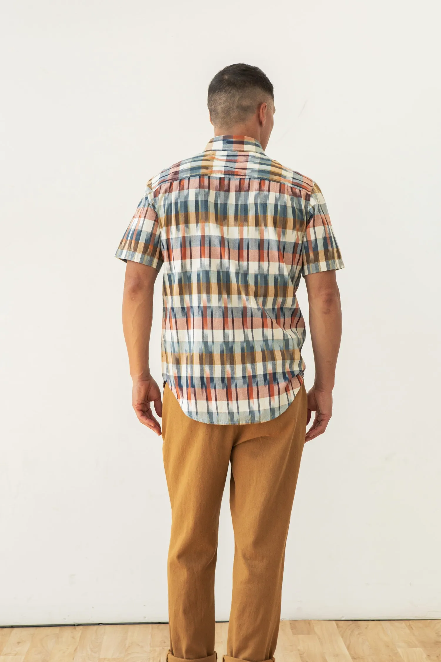 Harbor Slim Shirt / Aurora Space Dye Plaid