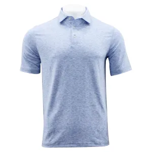 Heather Classic Fit Golf Shirt - Lt Blue