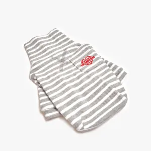 Heather Gray & Ivory Stripe