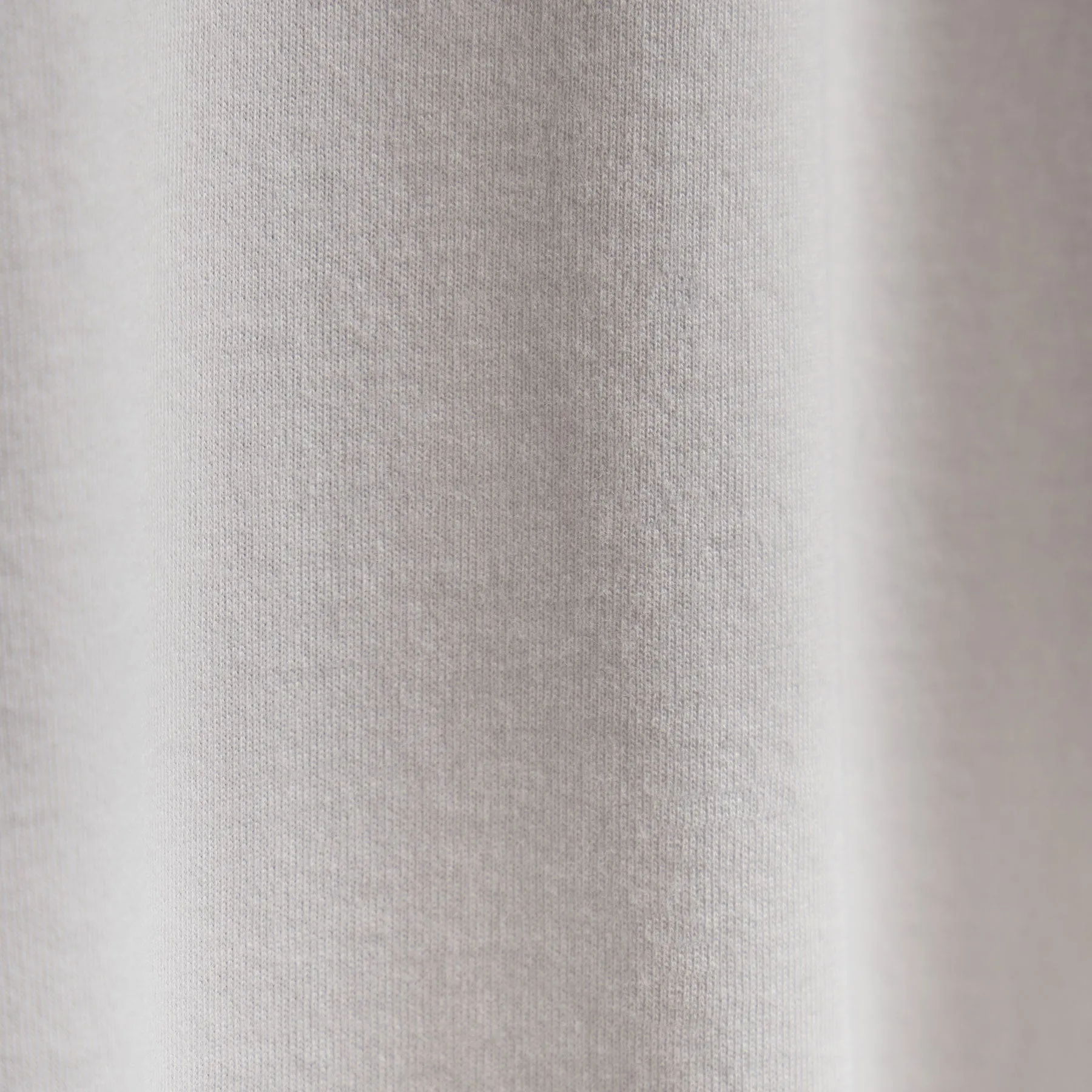 Heavy Luxe Jersey Long Sleeve Polo - Light Mist