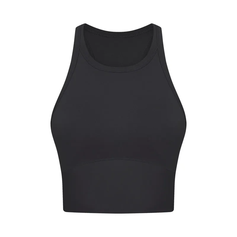 High Neckline Razor Back Work Out Tank
