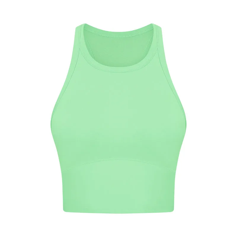High Neckline Razor Back Work Out Tank