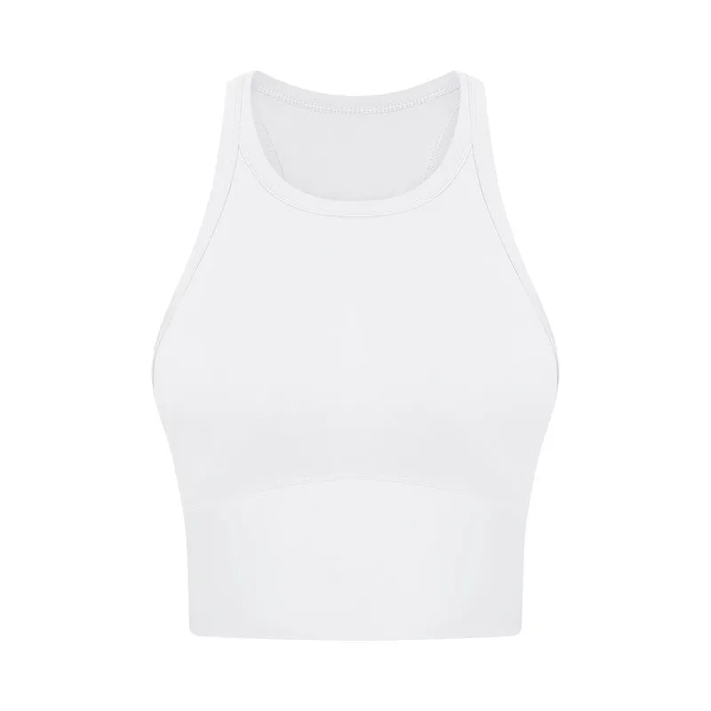 High Neckline Razor Back Work Out Tank