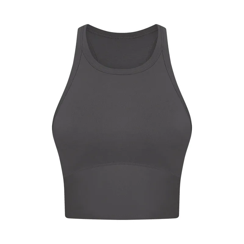 High Neckline Razor Back Work Out Tank