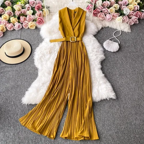 High Waist Playsuits Female Jumpsuit