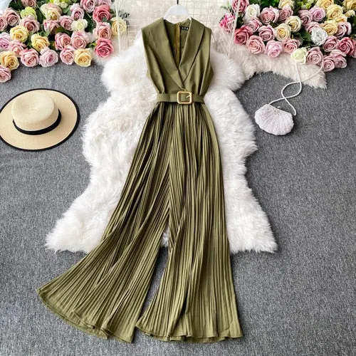 High Waist Playsuits Female Jumpsuit