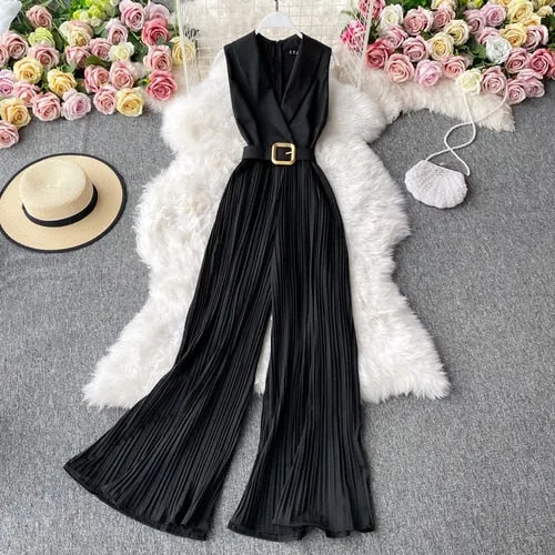 High Waist Playsuits Female Jumpsuit